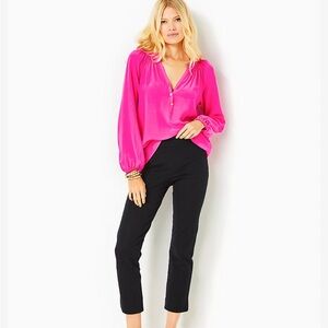 NWT Lilly Pulitzer, Noir, Merrin Bi-stretch pant, 0